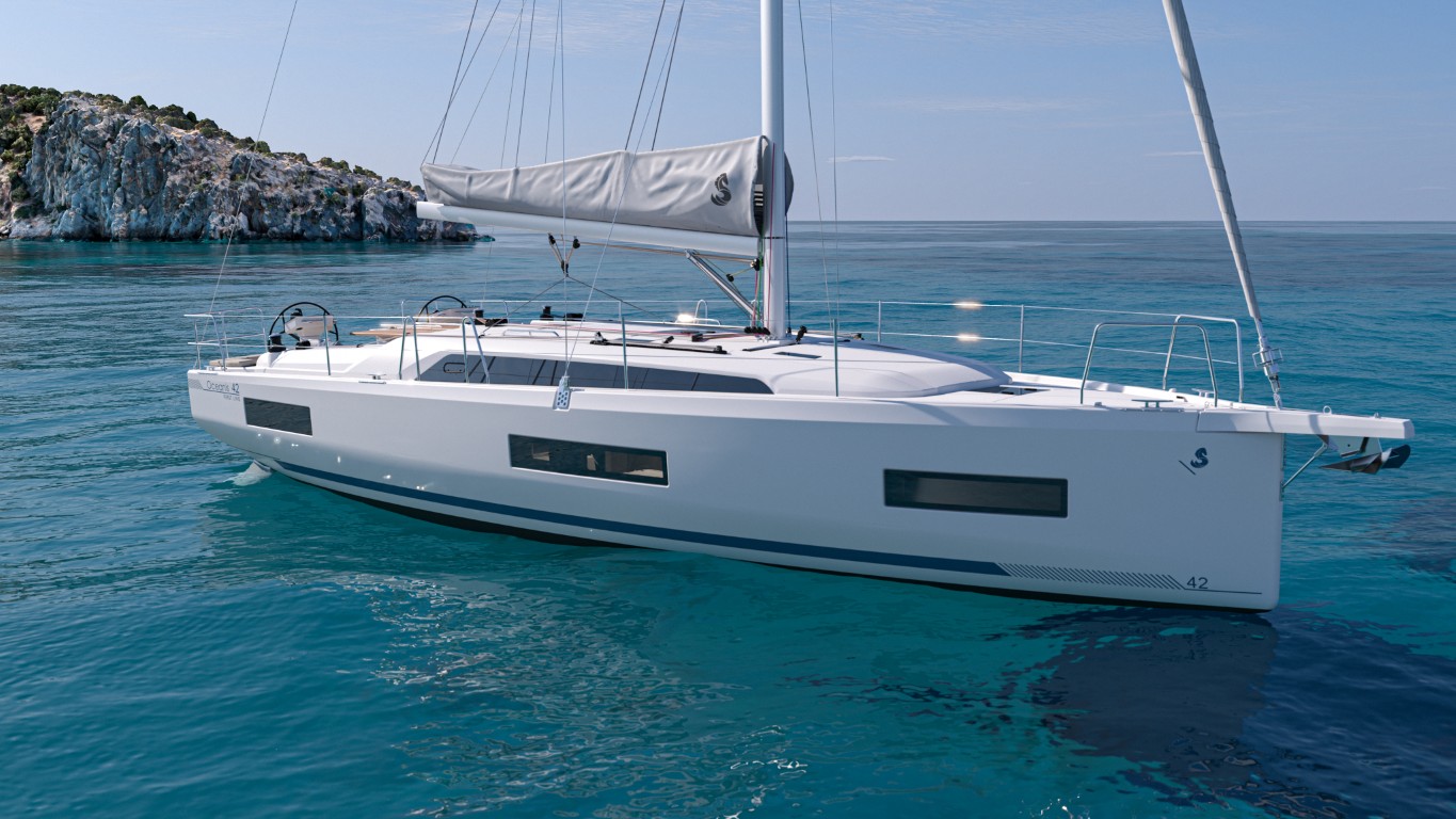 Oceanis 42 Side View